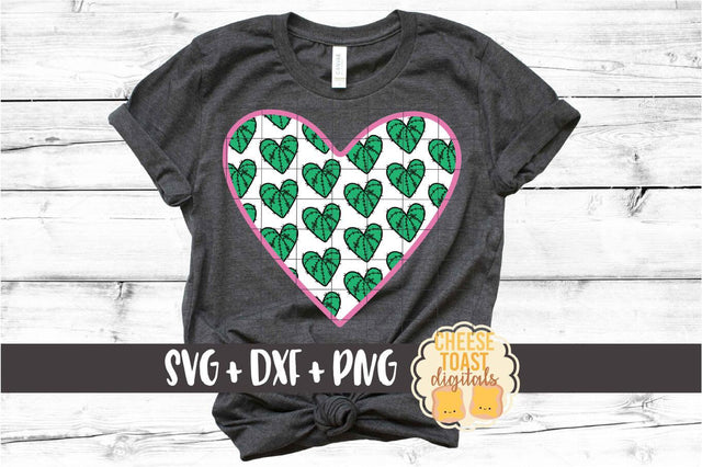 Cactus Heart - Flower Plant Design - SVG PNG DXF Cut Files SVG Cheese Toast Digitals 