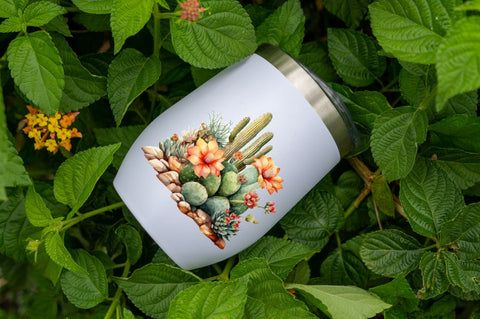 Cactus House Watercolor Sublimation Sublimation Regulrcrative 