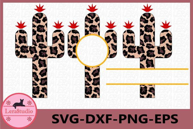 Cactus Leopard Svg SVG Lerastudio 