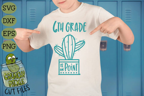 Cactus Middle School Grades on Point SVG SVG Crunchy Pickle 