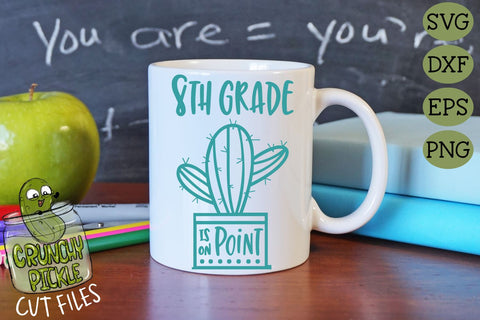 Cactus Middle School Grades on Point SVG SVG Crunchy Pickle 