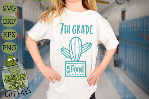 Cactus Middle School Grades on Point SVG SVG Crunchy Pickle 