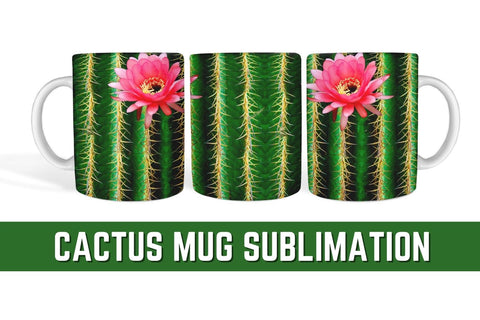 Cactus Mug Sublimation Sublimation SvgOcean 
