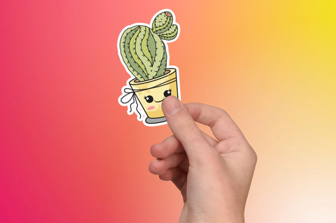 Cactus Plant Sticker Bundle SVG Regulrcrative 