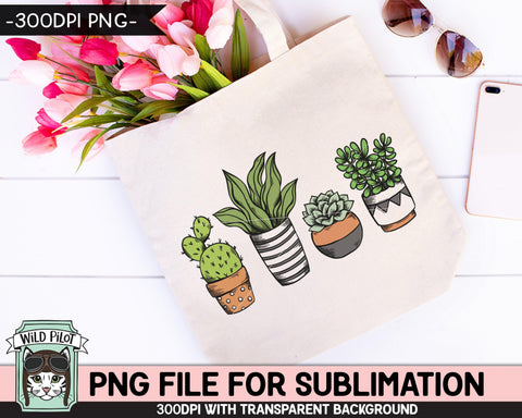 Cactus SUBLIMATION design PNG, Succulent PNG sublimation file, Plants sublimation, Cactus, Succulent sublimation designs, Plant Lover png Sublimation Wild Pilot 
