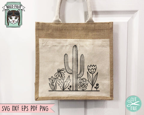 Cactus SVG, Flowers SVG, Floral SVG, Flowers png, Floral png, Cactus Clipart, Flowers Clipart, Cactus png, Floral Clipart, Cactus Cricut svg SVG Wild Pilot 