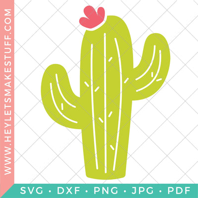Cactus SVG Hey Let's Make Stuff 