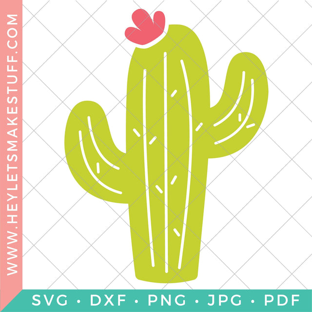 Cactus SVG Hey Let's Make Stuff 