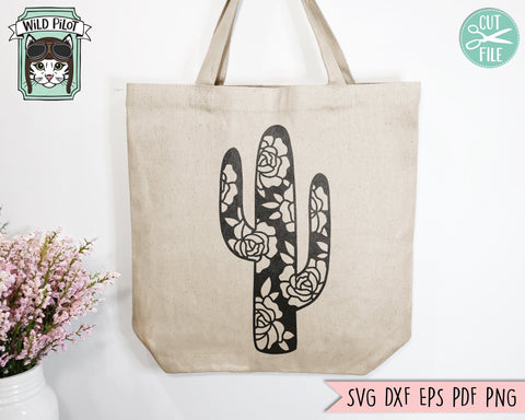 Cactus SVG, Succulent SVG, Cactus Clipart, Cactus PNG, Succulent Clipart, Flower Cactus Vector, Floral Cactus Cut File, cactus, Plant svg SVG Wild Pilot 