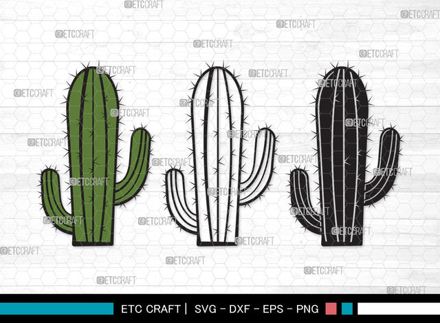 Cactus SVG | Summer Svg | Cactus Pot Svg | Plant Svg | Succulent Svg | Cactus Clipart SVG ETC Craft 