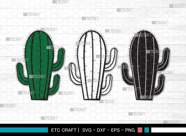 Cactus SVG | Summer Svg | Cactus Pot Svg | Plant Svg | Succulent Svg | Cactus Clipart SVG ETC Craft 