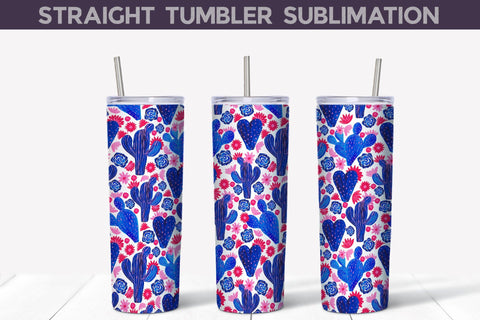 Cactus Tumbler Bundle | Cactus Sublimation Design Sublimation WatercolorColorDream 