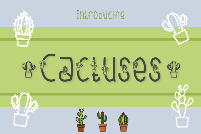 Cactuses Font Aisyah 