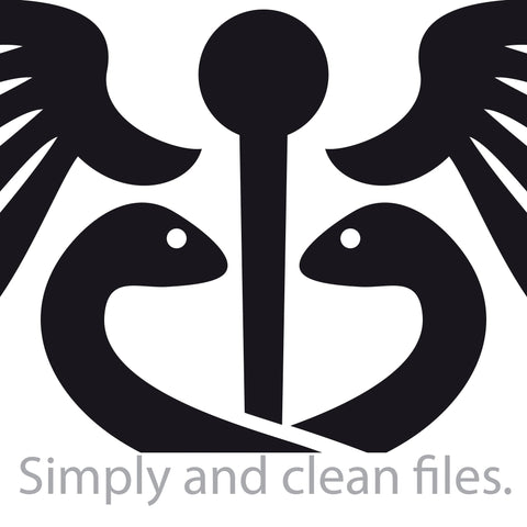 Caduceus - medical symbol SVG TribaliumArtSF 