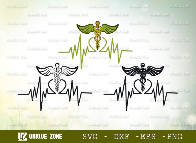 Caduceus Symbol SVG Bundle, Caduceus Svg, Pharmacy Symbol Svg, Wings Svg, Medical Symbol Svg, Nurse Svg, Star Of Life Svg, RN Nurse Svg, SVG Unique Zone 