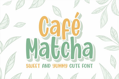 Cafe Matcha Font Orenari 