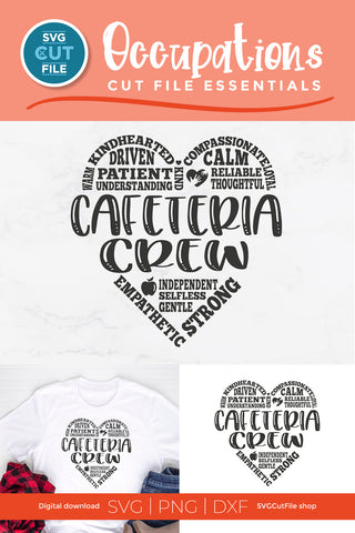 Cafeteria crew svg subway art SVG SVG Cut File 