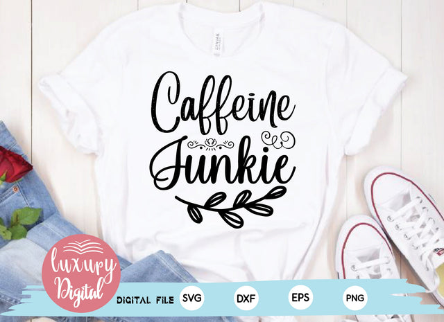Caffeine Junkie SVG md faruk hossain 