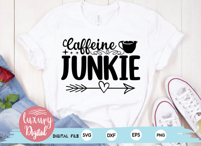 Caffeine Junkie SVG md faruk hossain 