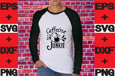 Caffeine Junkie SVG svgteam 