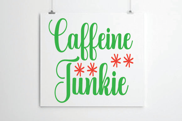 Caffeine Junkie SVG thesvgfactory 