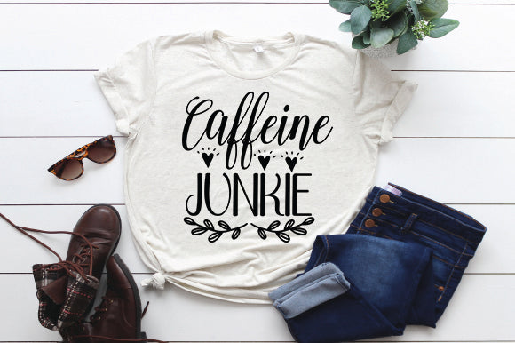 Caffeine Junkie SVG thesvgfactory 