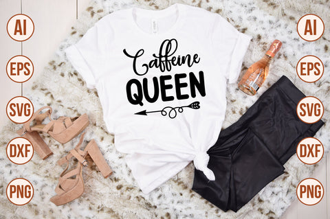 Caffeine Queen SVG SVG nirmal108roy 