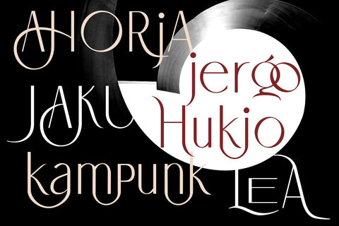 Cafgone Font Wildan Type 