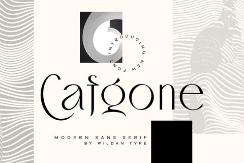 Cafgone Font Wildan Type 
