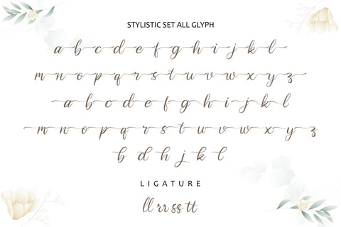 cahjilla Modern Script Calligraphy Font Font Paily Studio 