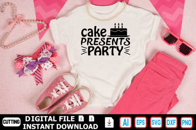 Cake Presents Party SVG Craftlabsvg24 