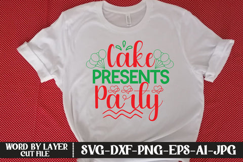 Cake Presents Party SVG CUT FILE SVG MStudio 