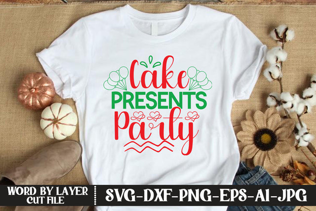 Cake Presents Party SVG CUT FILE SVG MStudio 