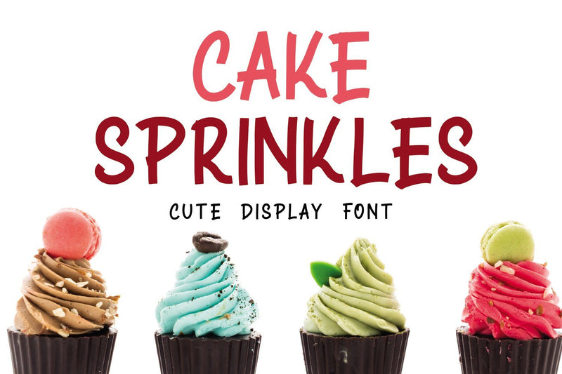 CAKE SPRINKLES Font Kasih Ibu 
