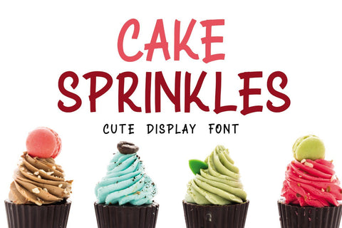 CAKE SPRINKLES Font Kasih Ibu 