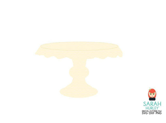 Cake Stand SVG Sarah Hurley 