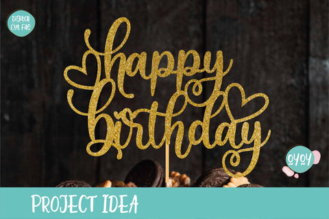 Cake Topper Bundle SVG | Happy Birthday SVG Bundle SVG OyoyStudioDigitals 