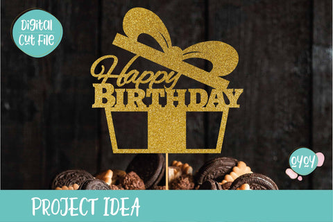 Cake Topper Bundle SVG | Happy Birthday SVG Bundle SVG OyoyStudioDigitals 