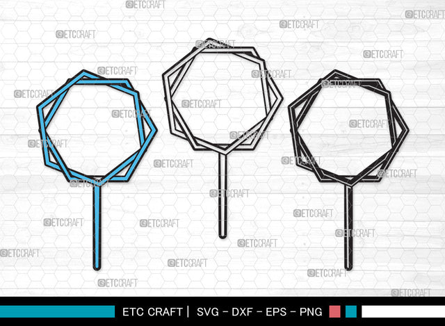 Cake Topper Clipart SVG | Happy Birthday Svg | Birthday Cake Topper Svg | Wedding Cake Topper Svg | Cake Topper Clipart SVG ETC Craft 