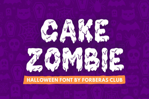 Cake Zombie Font Forberas 