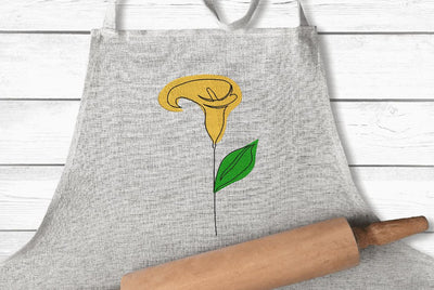 Cala Lily Flower Embroidery/Applique DESIGNS Canada Embroidery 