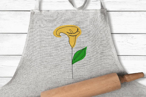 Cala Lily Flower Embroidery/Applique DESIGNS Canada Embroidery 