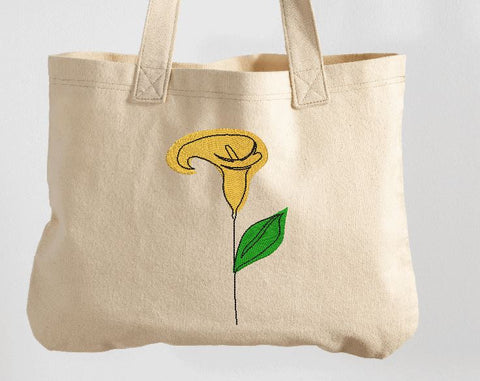 Cala Lily Flower Embroidery/Applique DESIGNS Canada Embroidery 