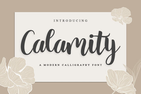 Calamity Font Anastasia 