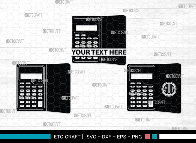 Calculator Monogram, Calculator Silhouette, Calculator SVG, Math Svg, Scientific Calculator Svg, Business Calculator Svg, School Svg, SB00471 SVG ETC Craft 