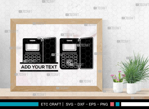 Calculator SVG Monogram, Math Svg, Education Svg, School Svg, Calculator Outline, Graphic Calculator Svg, Calculator Svg SVG ETC Craft 