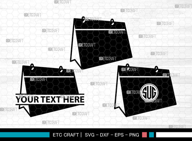 Calendar Icons Monogram, Calendar Svg, Planner Svg, Calendars, Home Calendar, Calendar Monogram, Icon Monogram, Svg Cut File, Dxf, Eps, Png, SVG ETC Craft 