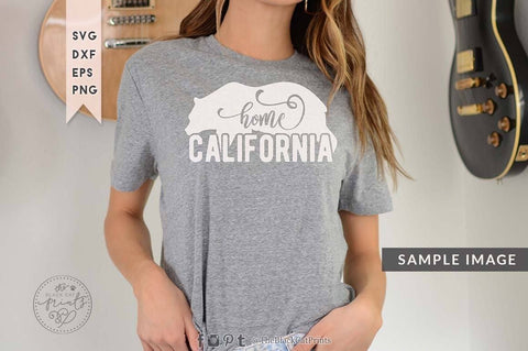 California bear cut file | California Home SVG TheBlackCatPrints 