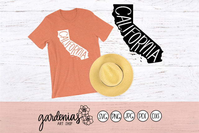 California Decal SVG Gardenias Art Shop 