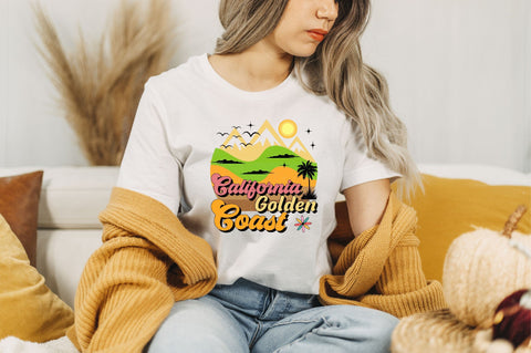 California Golden Coast Sublimation SVGArt 